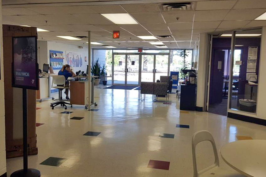 YMCA Interior Before